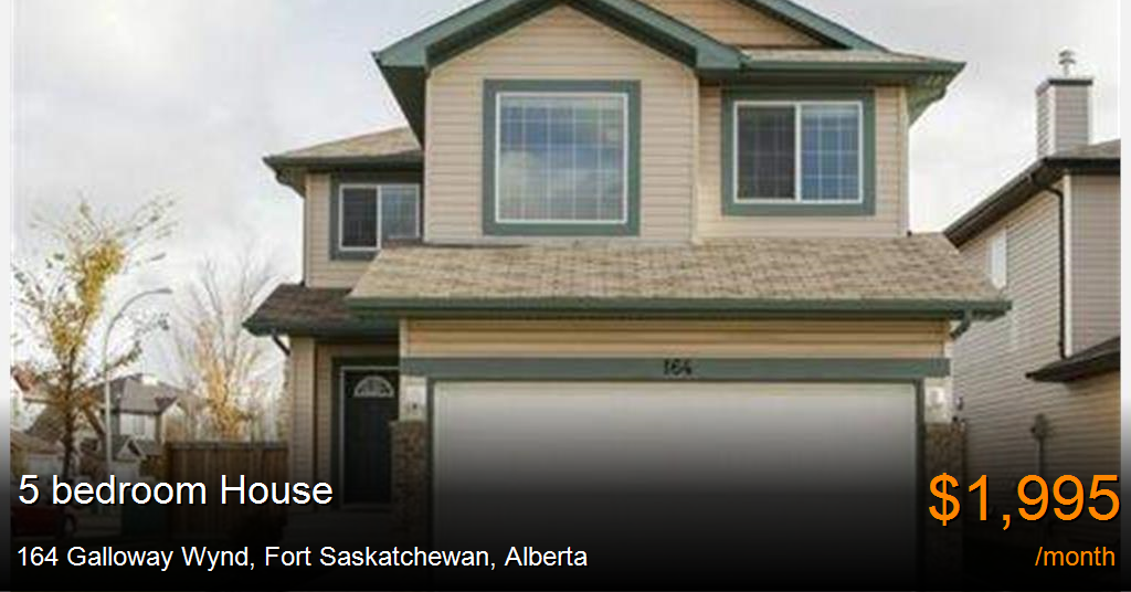 164 galloway wynd, fort saskatchewan House for Rent