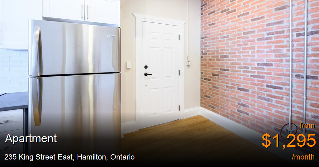 235 king street east, hamilton Apartment for Rent