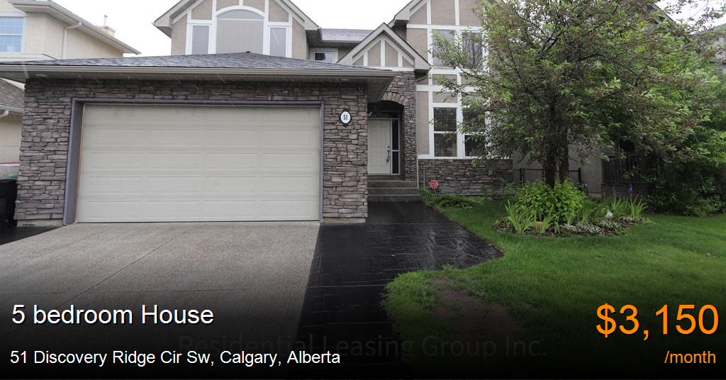 51 discovery ridge cir sw, calgary House for Rent