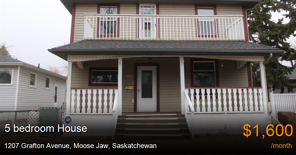 1207 grafton avenue, moose jaw House for Rent