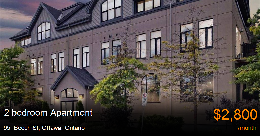 95 beech st, ottawa Apartment for Rent