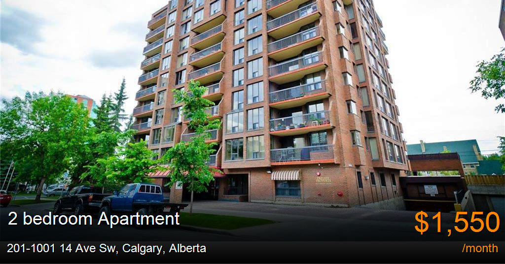 2011001 14 ave sw, calgary Apartment for Rent