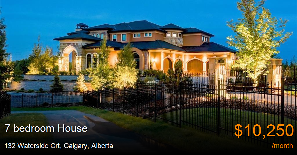 132 waterside crt, calgary House for Rent