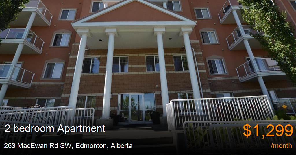 263 macewan rd sw, edmonton Apartment for Rent