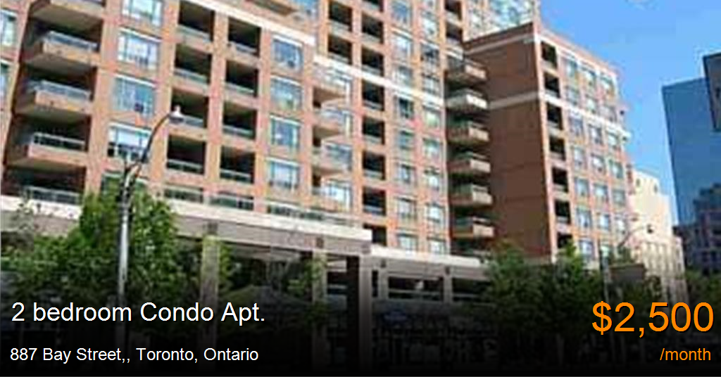 887 bay street,, toronto Condo Apt. for Rent