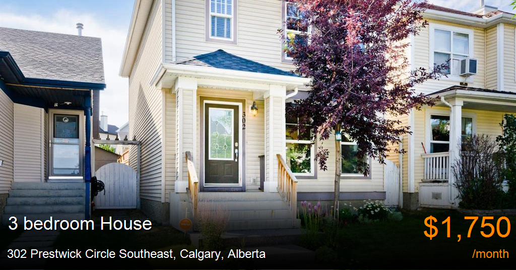 302 prestwick circle southeast, calgary House for Rent
