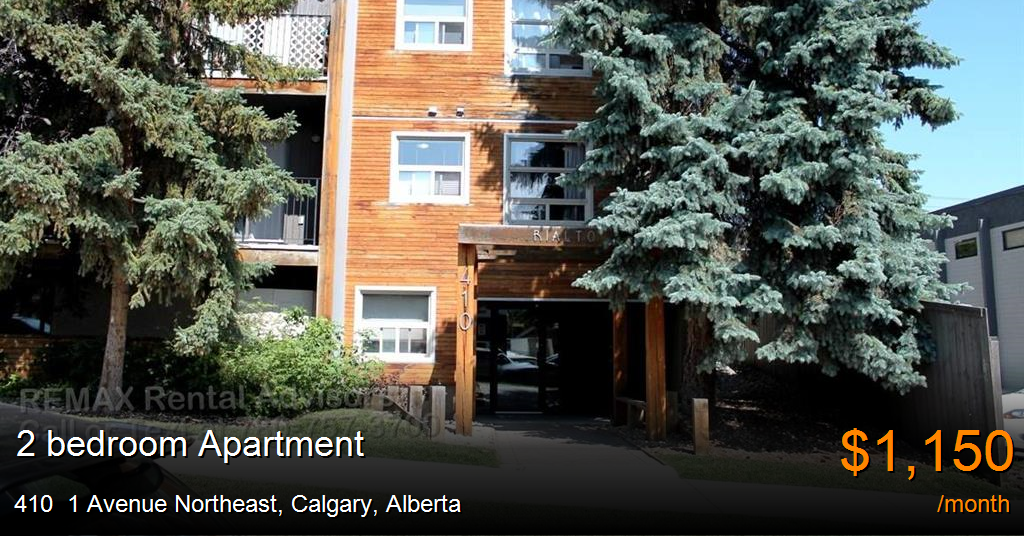 410 1 avenue northeast, calgary Apartment for Rent