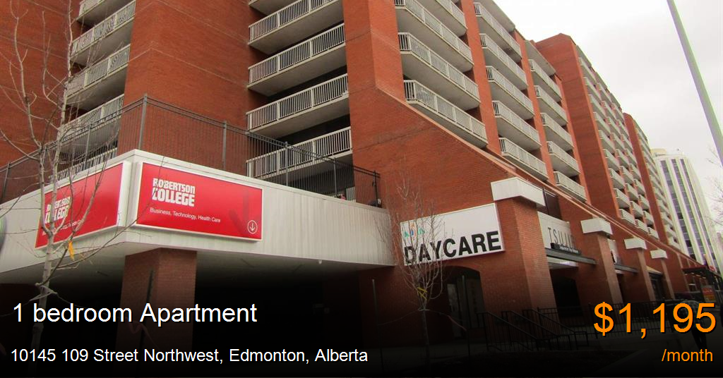 10145 109 street northwest, edmonton Apartment for Rent