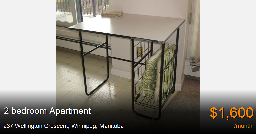237 wellington crescent, winnipeg Apartment for Rent