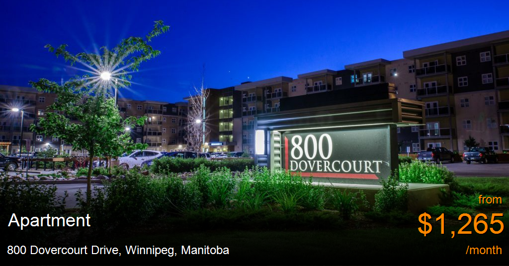 800 dovercourt drive, winnipeg Apartment for Rent