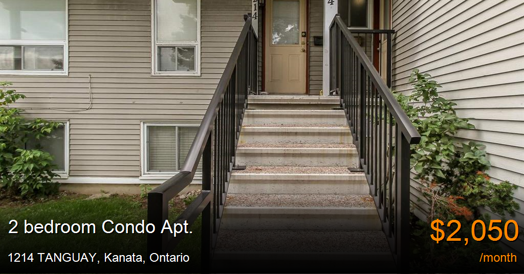 1214 tanguay, kanata Townhouse for Rent