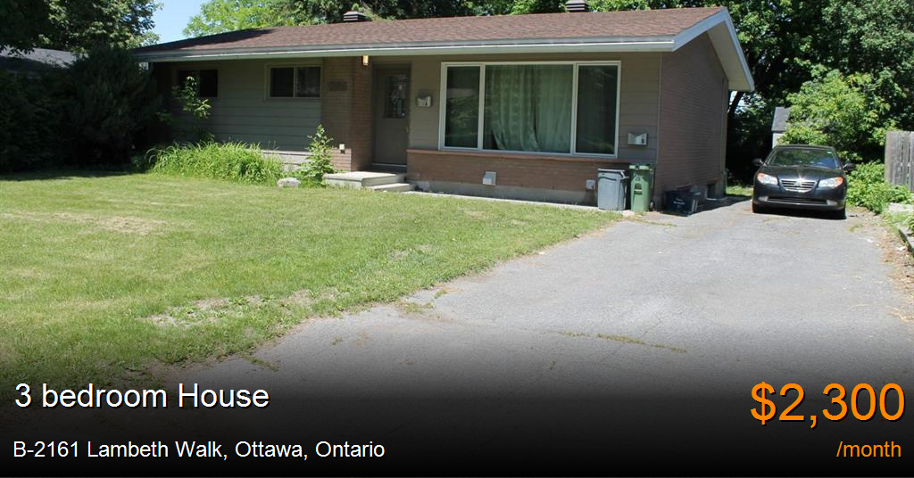 b2161 lambeth walk, ottawa House for Rent