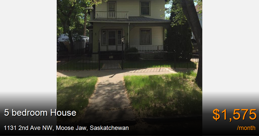 1131 2nd ave nw, moose jaw House for Rent