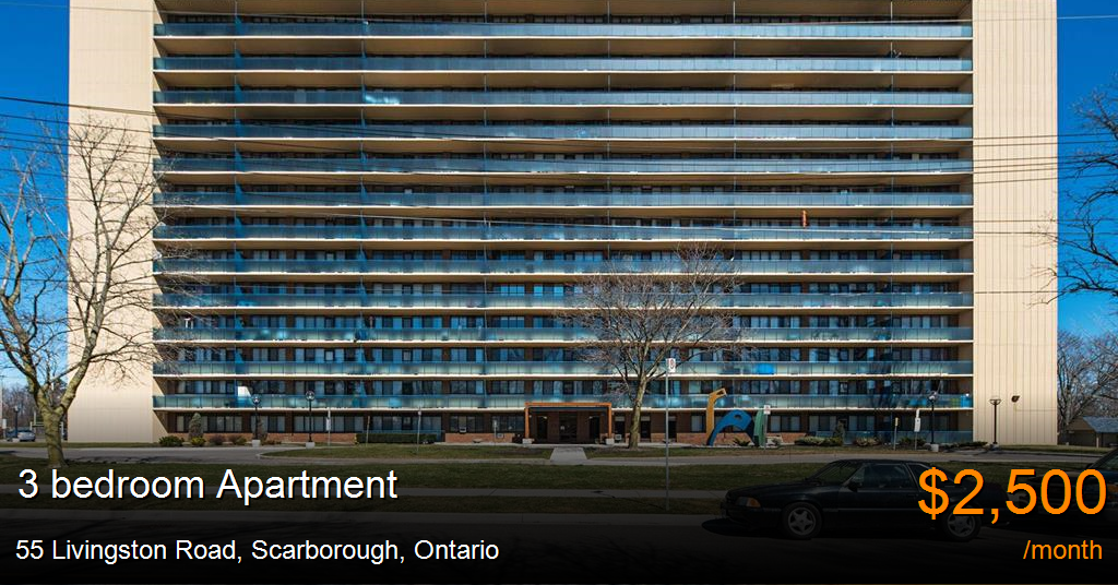 55 livingston road, scarborough Apartment for Rent