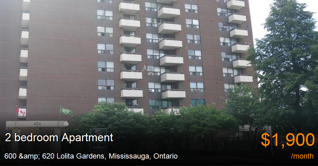 600 & 620 lolita gardens, mississauga Apartment for Rent