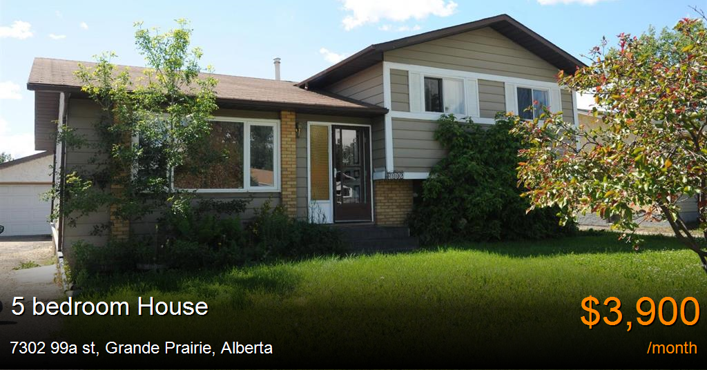 7302 99a st, grande prairie House for Rent