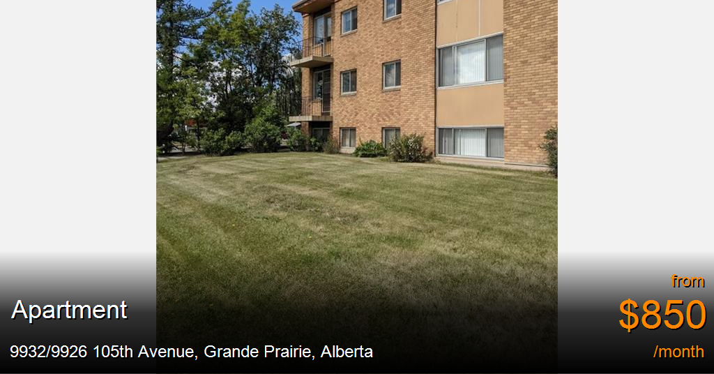 9932/9926 105th avenue, grande prairie Apartment for Rent