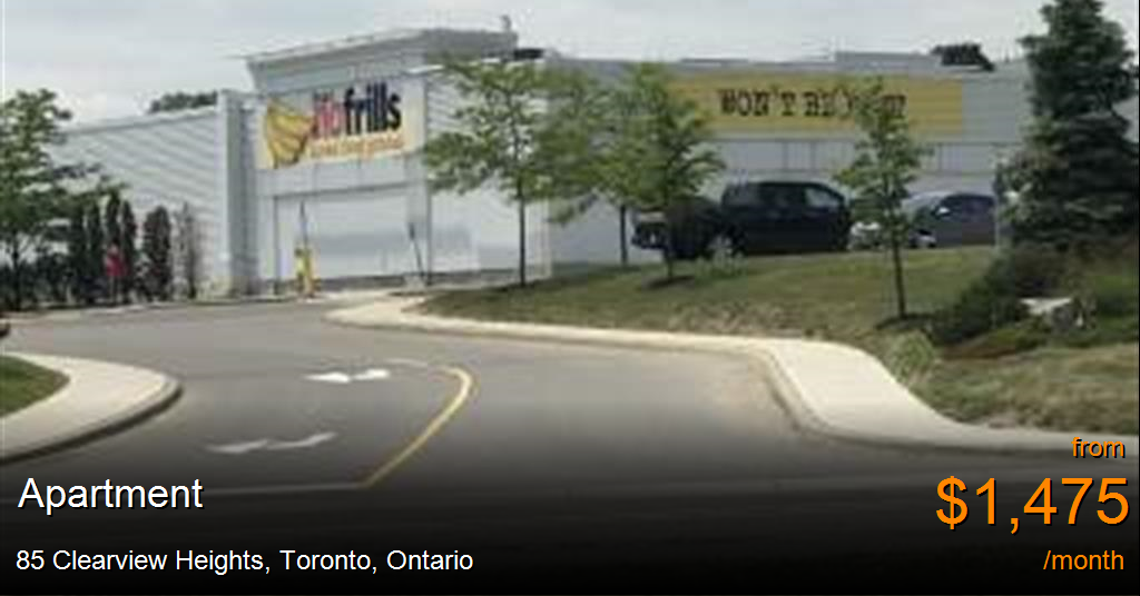 85 Clearview Heights, Toronto Apartment for Rent