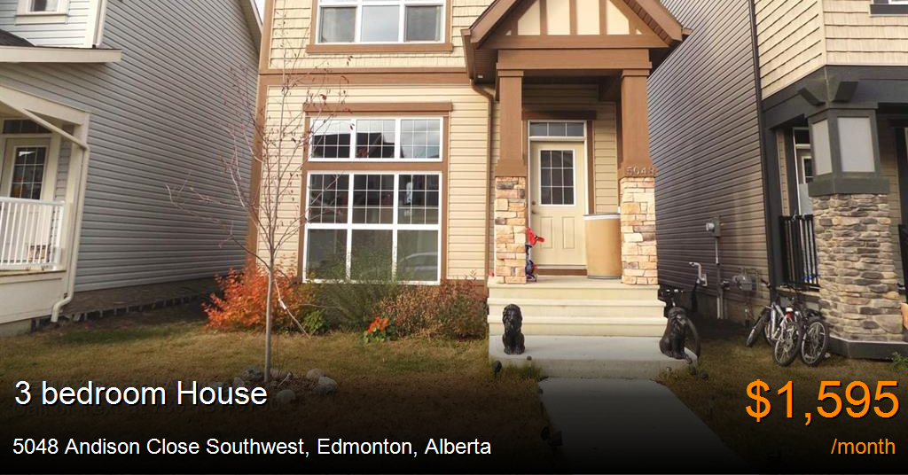 5048 andison close southwest, edmonton House for Rent