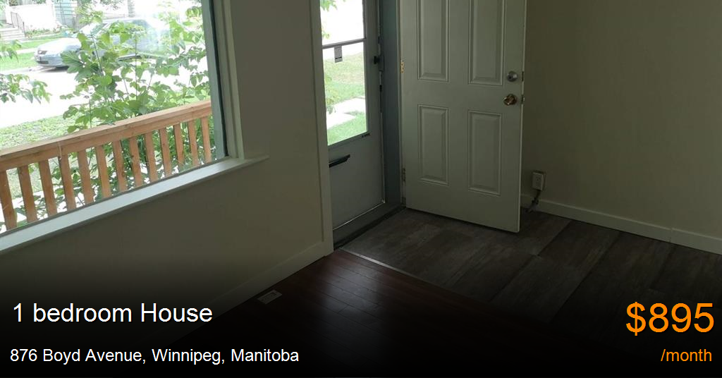 876 boyd avenue, winnipeg House for Rent
