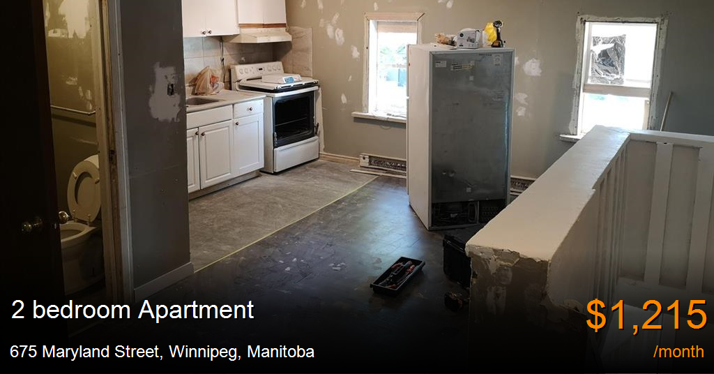675 maryland street, winnipeg Apartment for Rent