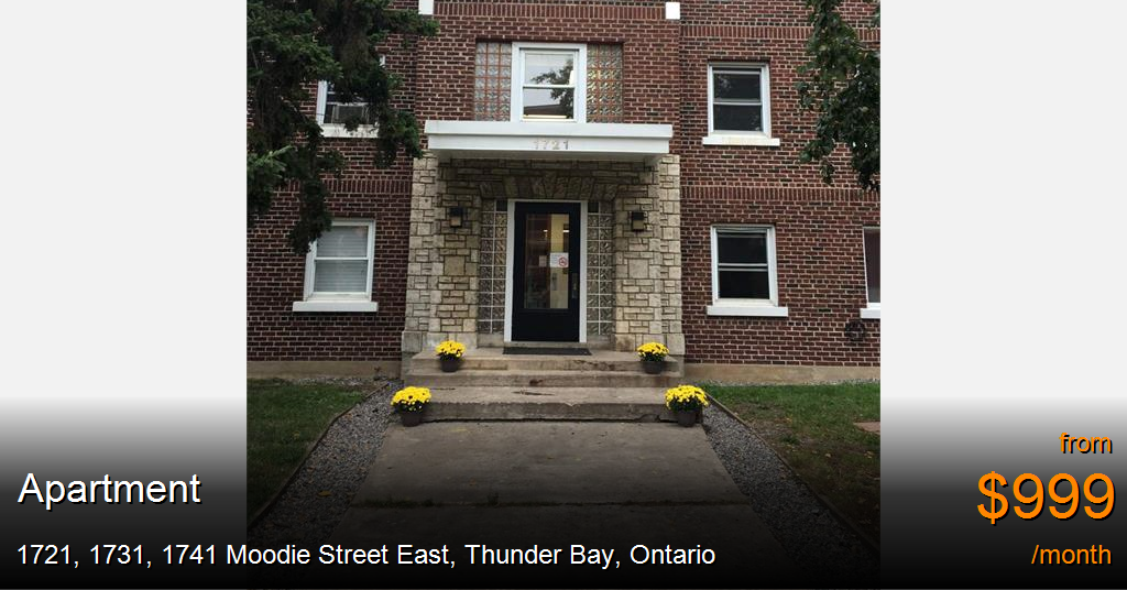 1721, 1731, 1741 moodie street east, thunder bay Apartment for Rent