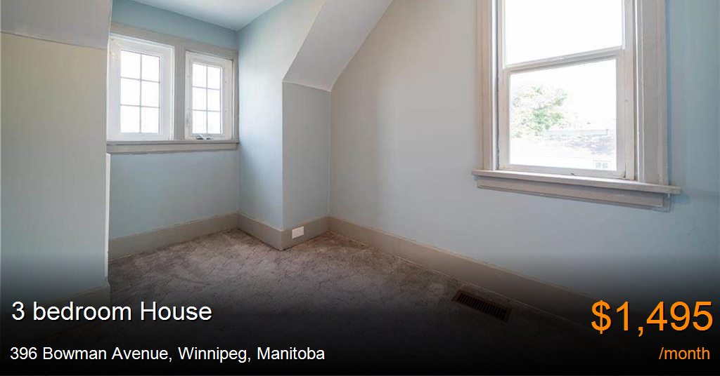 396 bowman avenue, winnipeg House for Rent