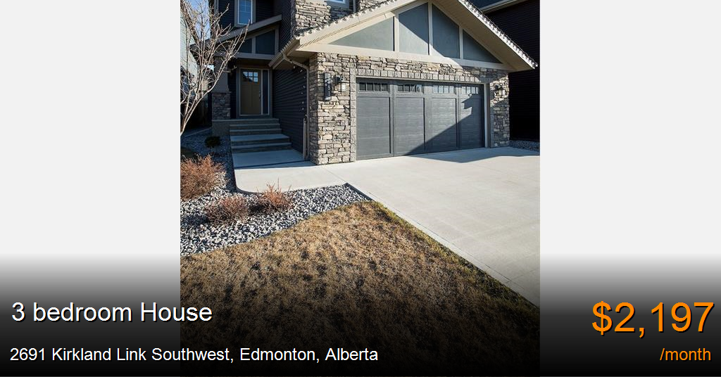 2691 kirkland link southwest, edmonton House for Rent