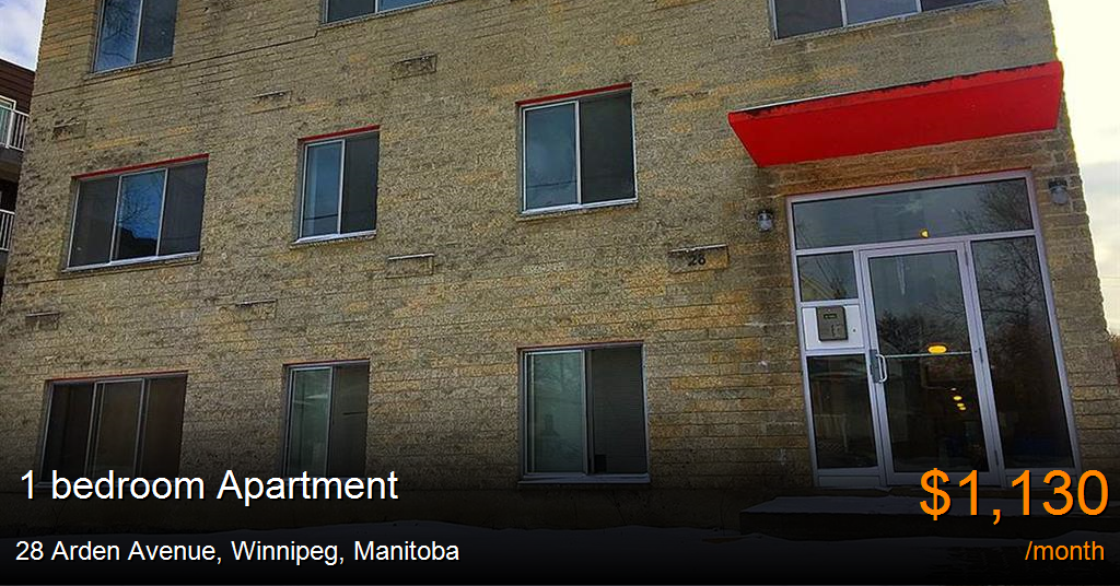 28 arden avenue, winnipeg Apartment for Rent