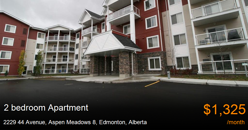 2229 44 avenue, aspen meadows 8, edmonton Apartment for Rent