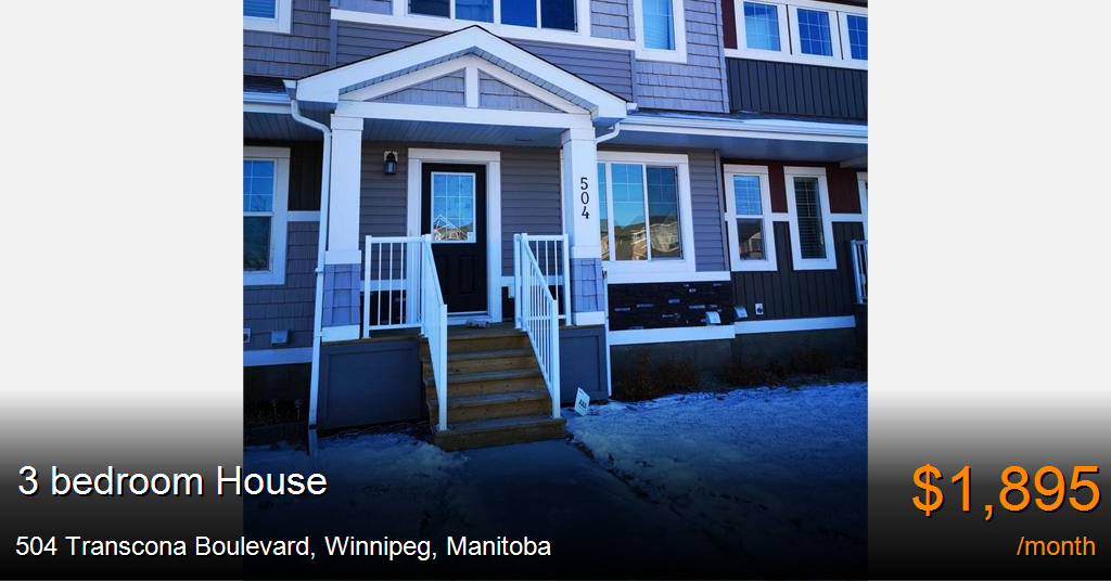 504 transcona boulevard, winnipeg House for Rent