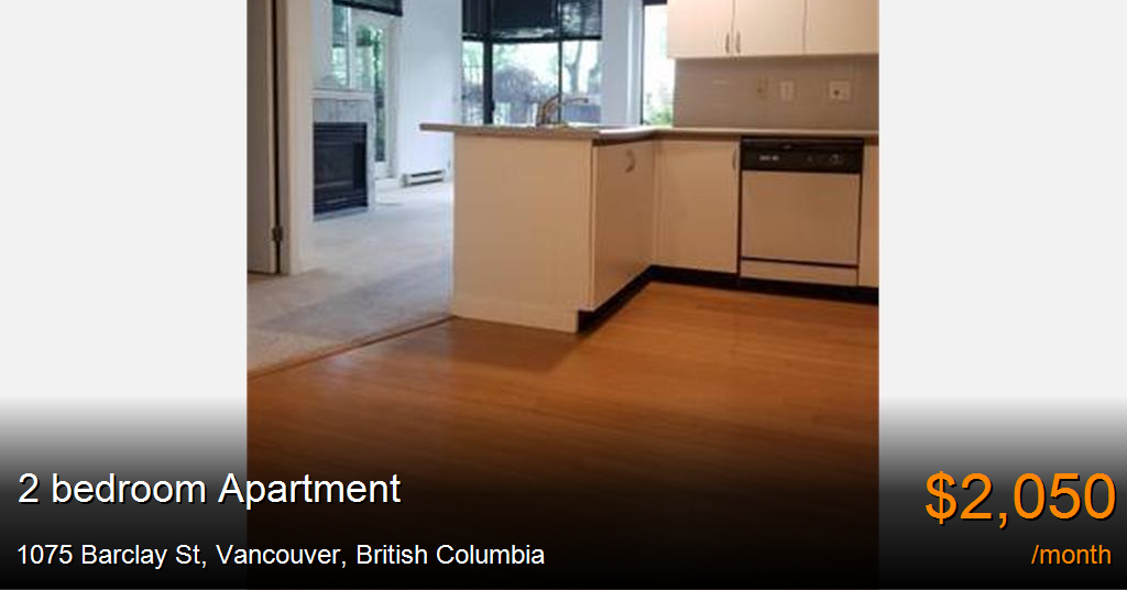 1075 barclay st, vancouver Apartment for Rent