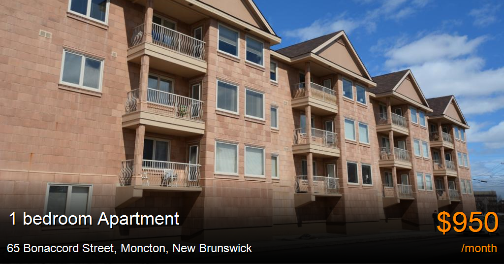 65 Bonaccord Street, Moncton Apartment for Rent B19417