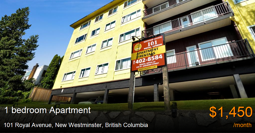 101 royal avenue, new westminster Apartment for Rent