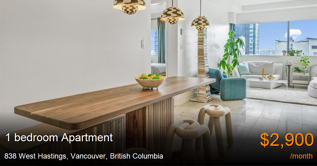 838 west hastings, vancouver Apartment for Rent