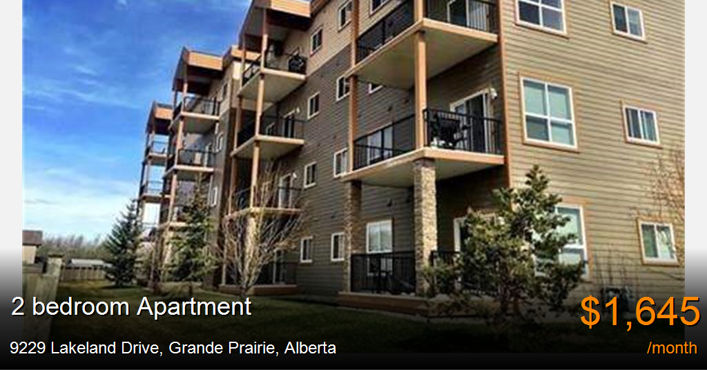9229 lakeland drive, grande prairie Apartment for Rent