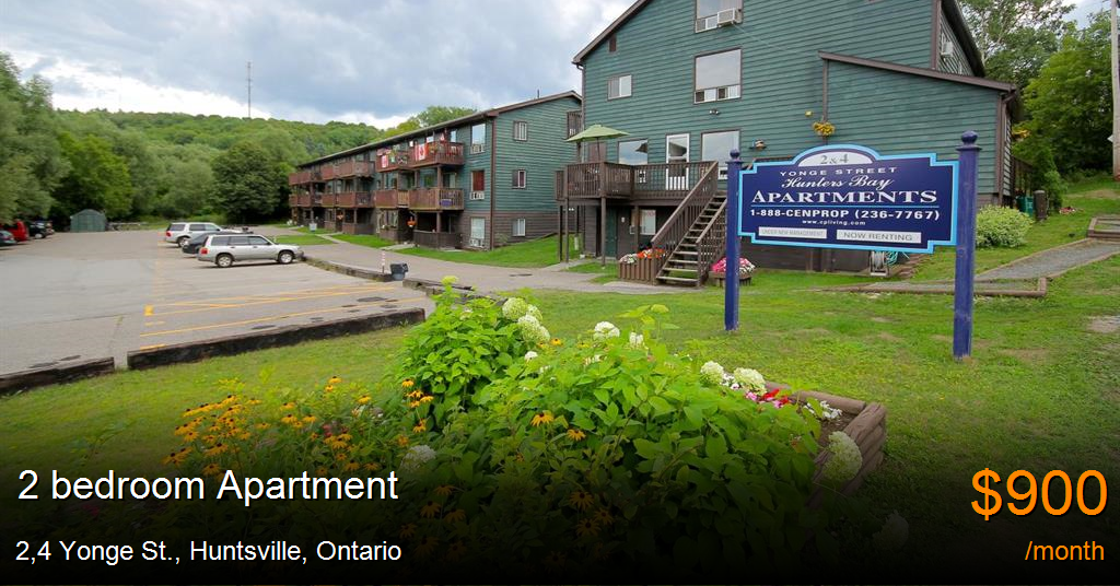 2,4 yonge st., huntsville Apartment for Rent