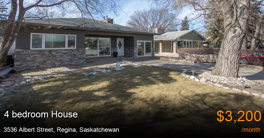 3536 albert street, regina House for Rent
