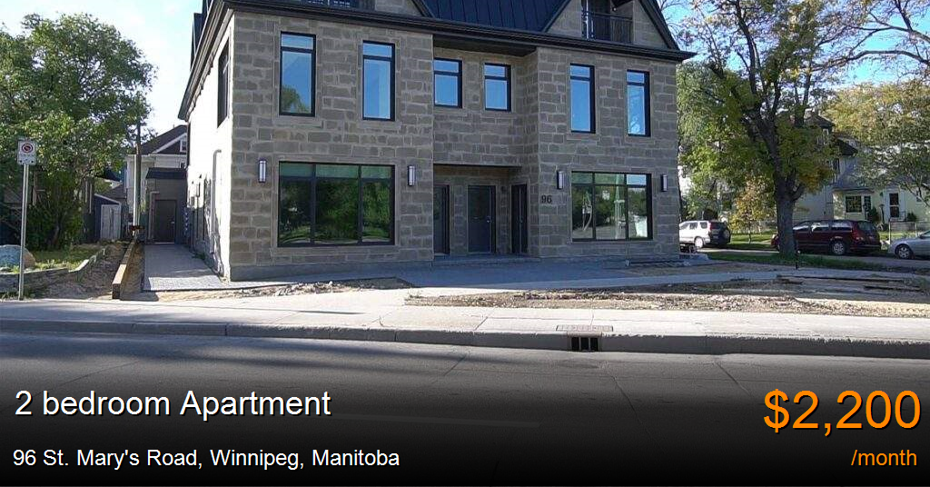 96 st. mary's road, winnipeg Apartment for Rent