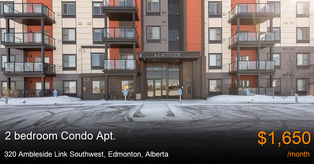 320 320 ambleside link southwest, edmonton Apartment for Rent