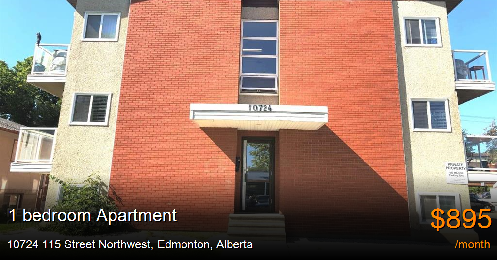 10724 115 street northwest, edmonton Apartment for Rent