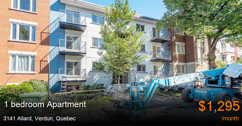 3141 allard, verdun Apartment for Rent