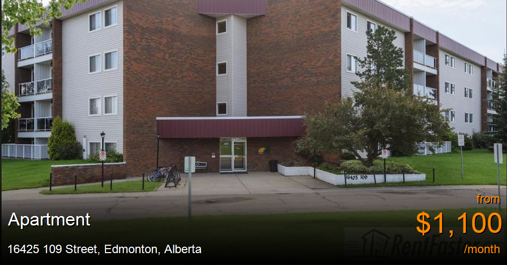16425 109 street, edmonton Apartment for Rent