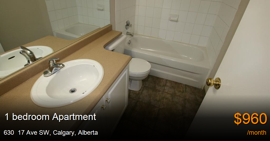 630 17 ave sw, calgary Apartment for Rent