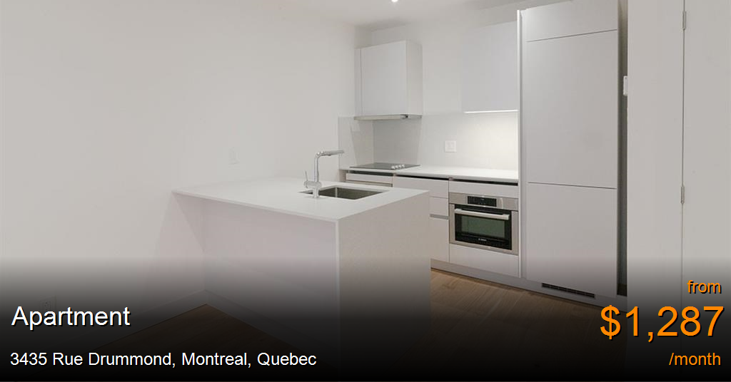 3435 rue drummond, montreal Apartment for Rent