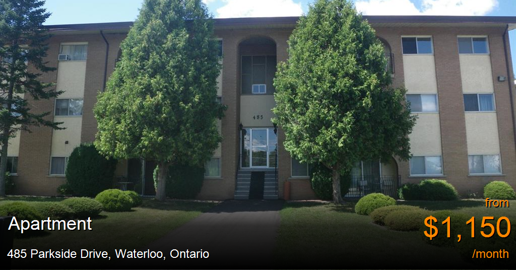 485 parkside drive, waterloo Apartment for Rent