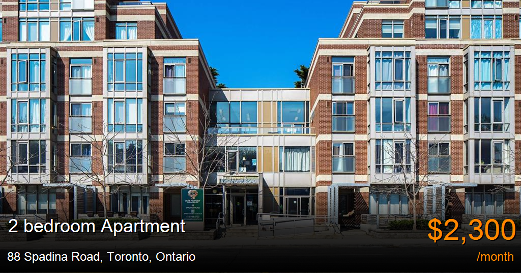88 spadina road, toronto Apartment for Rent