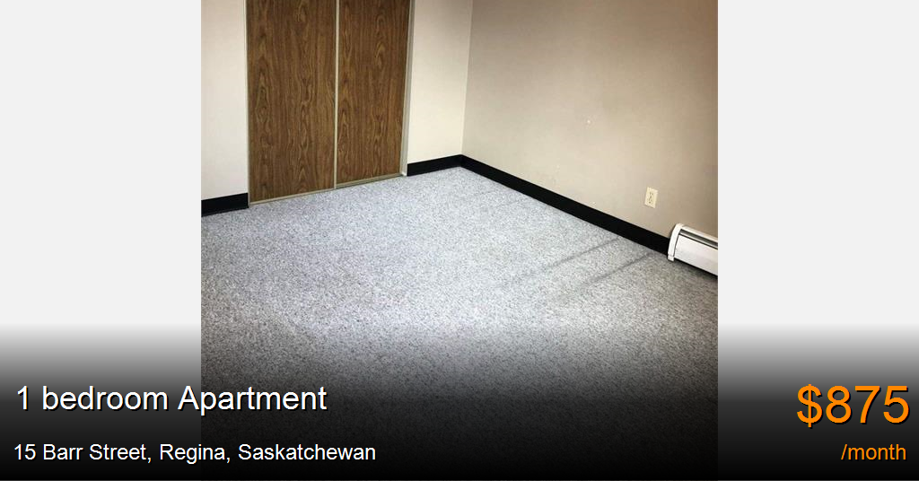15 barr street, regina Apartment for Rent
