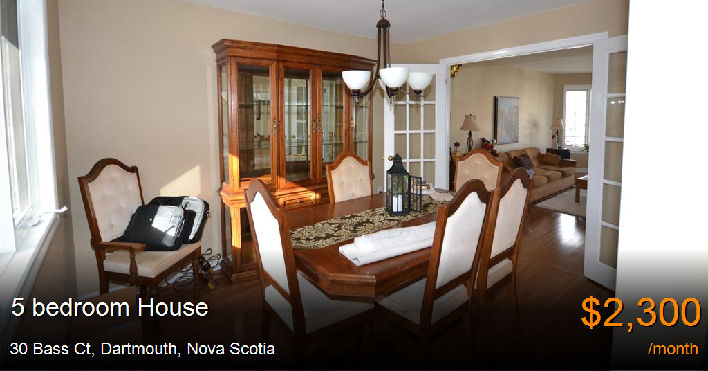 30 bass ct, dartmouth House for Rent