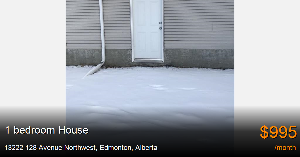 13222 128 avenue northwest, edmonton House for Rent